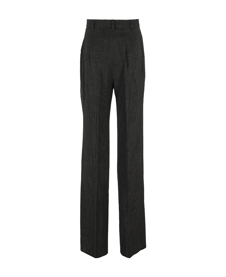 Max Mara Wrinkled Casual Pants In Black