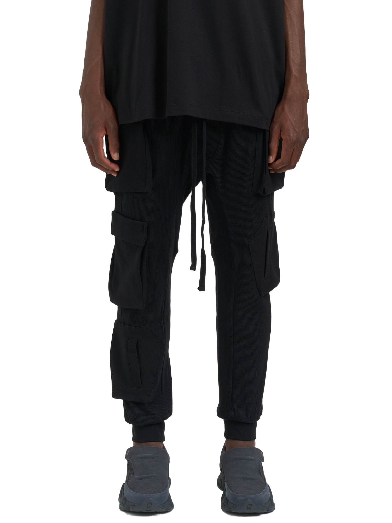 Thom Krom Pantalone Cargo Jogger In Black