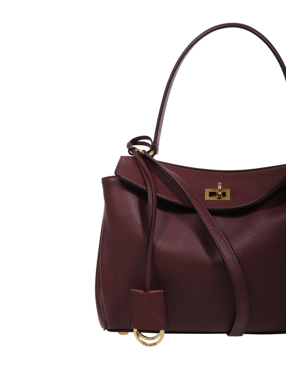 Balenciaga Rodeo Top Handle S Bag In Dark Burgundy
