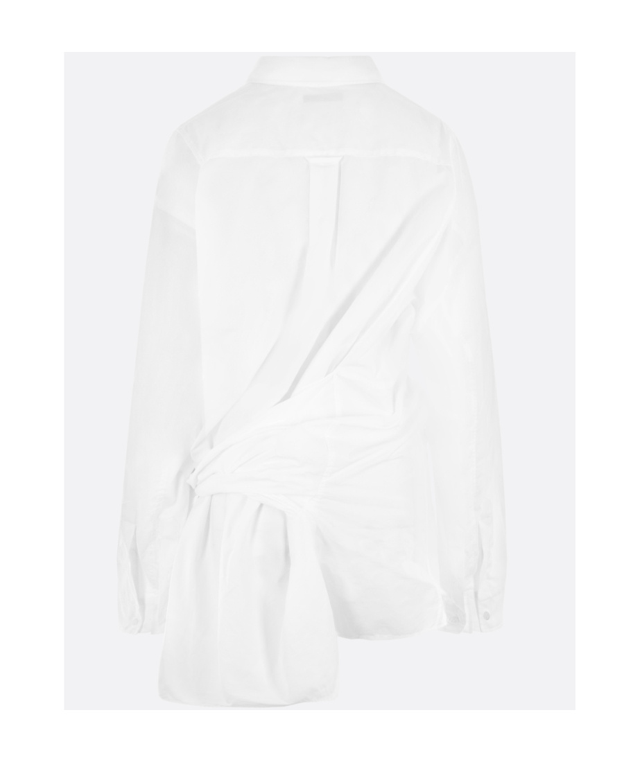 Balenciaga Asymmetric Long-sleeved In White