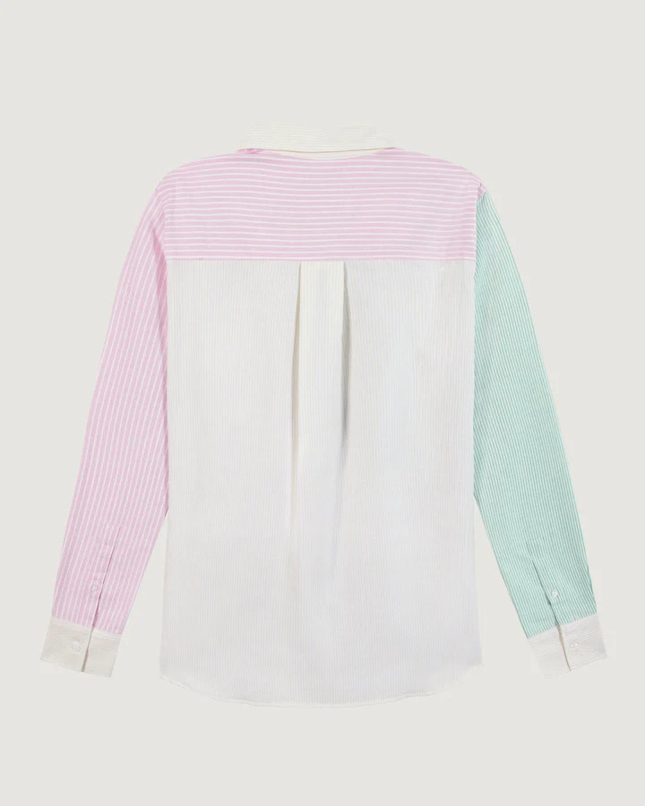Maison Labiche Lapel Long-sleeved Shirt In Multi
