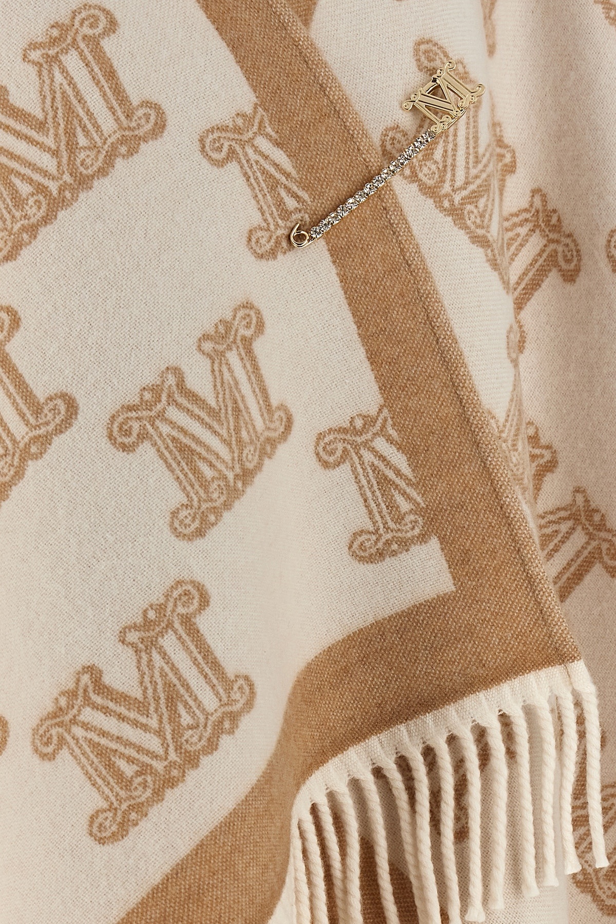 Max Mara Frinestd Cape In Nude