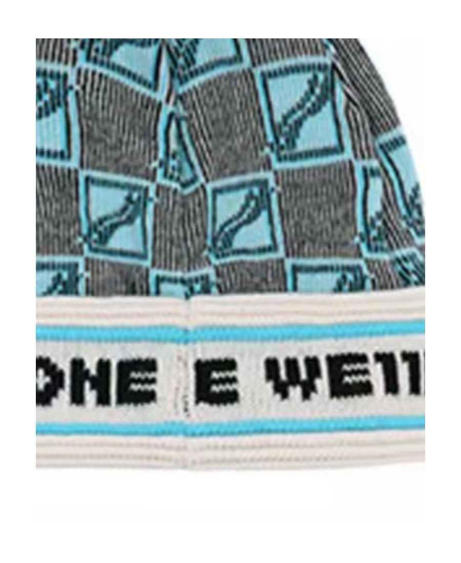 We11 Done Logo Trimmed Hat In Multicolor