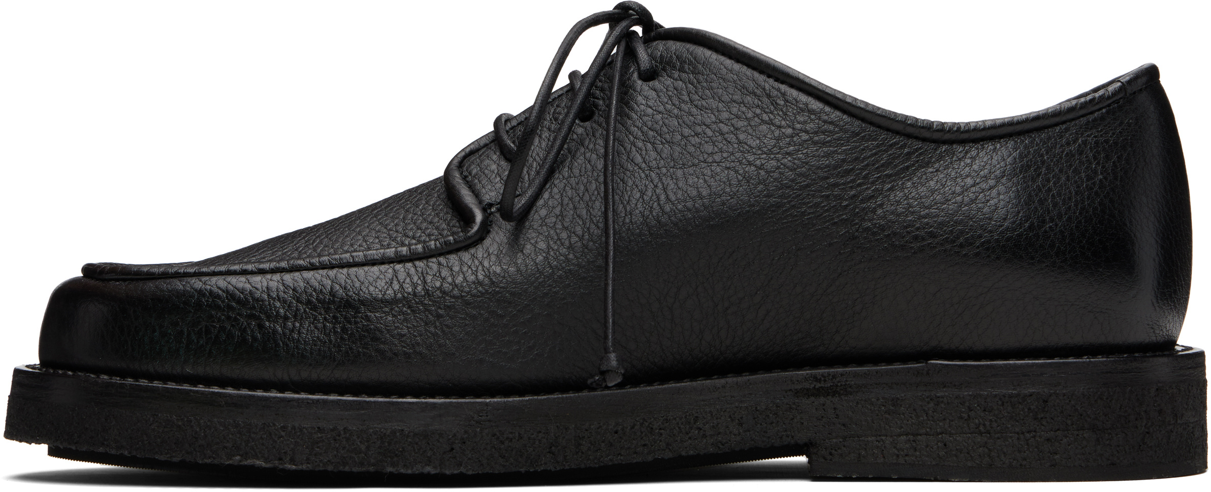Marsèll Suede Lace-up Derby Shoes In Black
