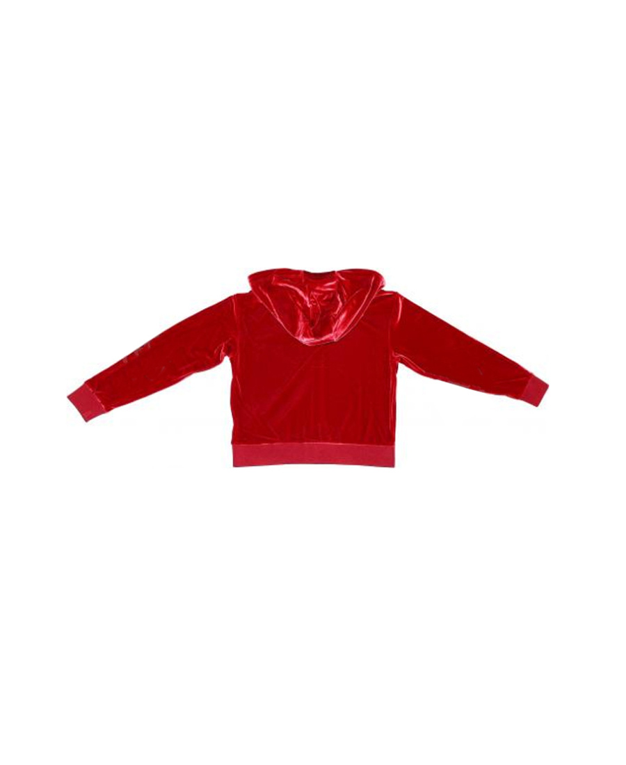 Shop Emporio Armani Zipper Hooded Casual Jacket In Red