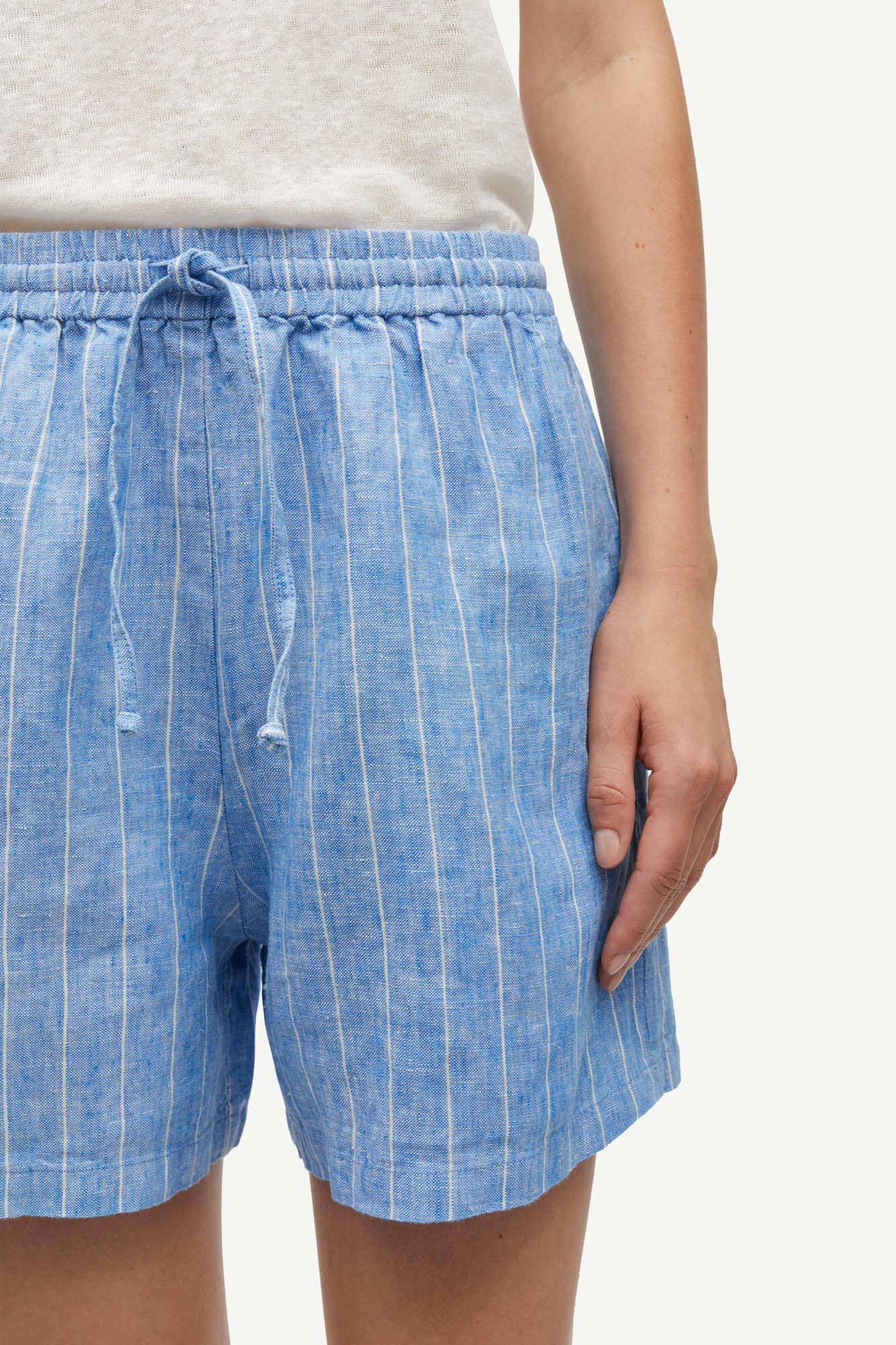 Samsoe & Samsoe Samsøe Samsøe Maren String Shorts In Blue