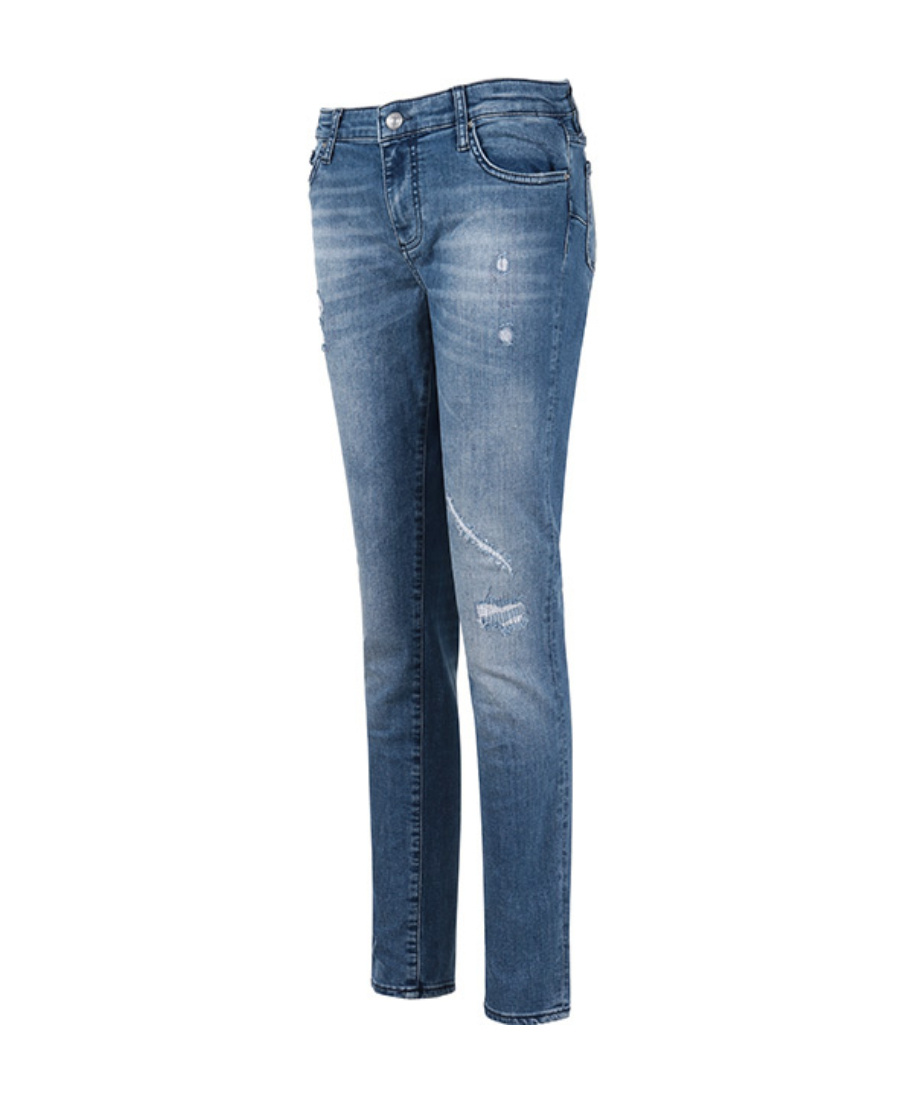 Armani Exchange Faded Imitation Denim Trousers