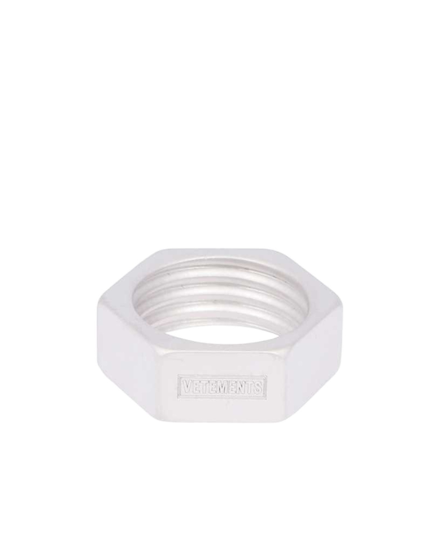 Vetements Logo Ring In White