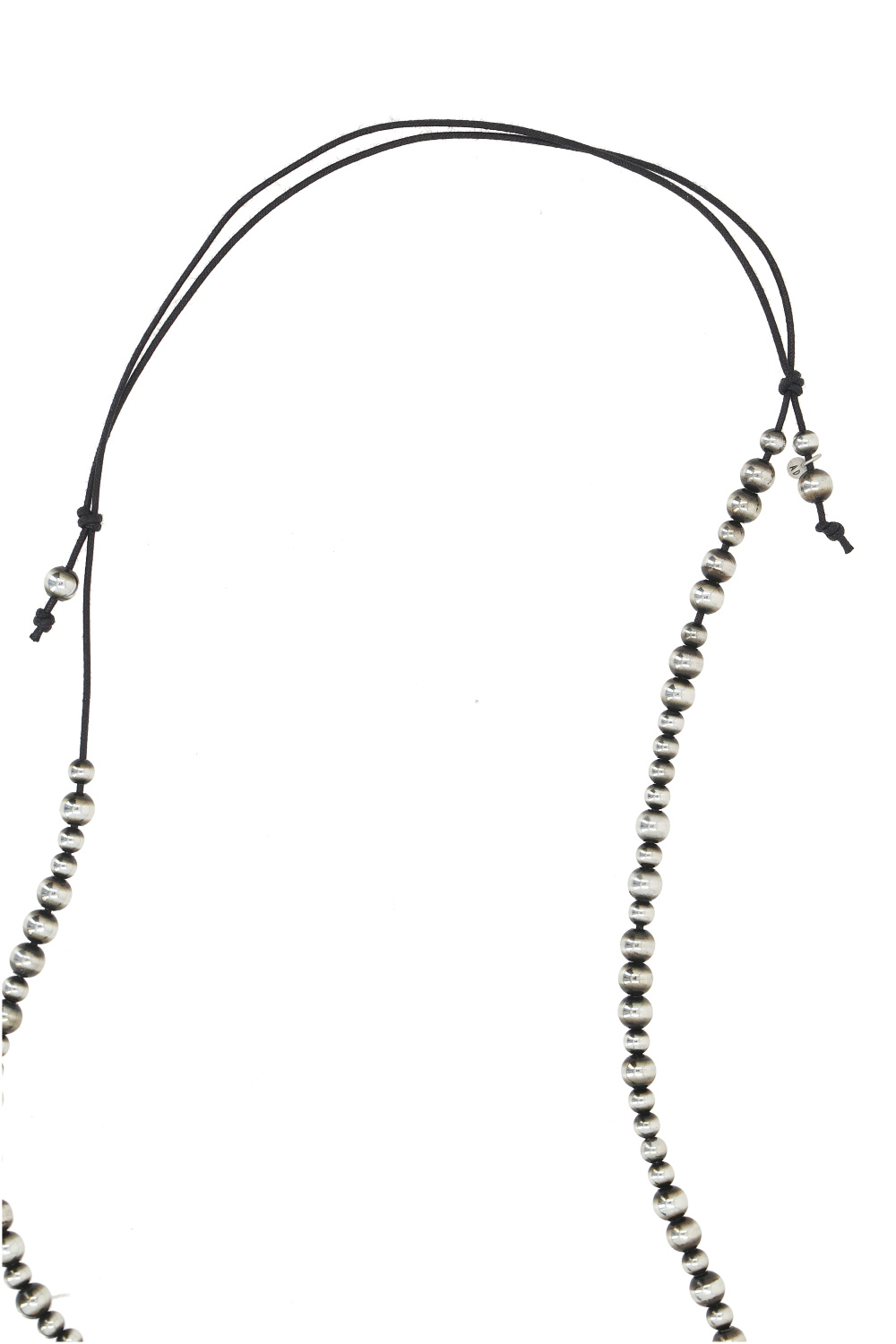 Ann Demeulemeester Beaded Necklace In Black