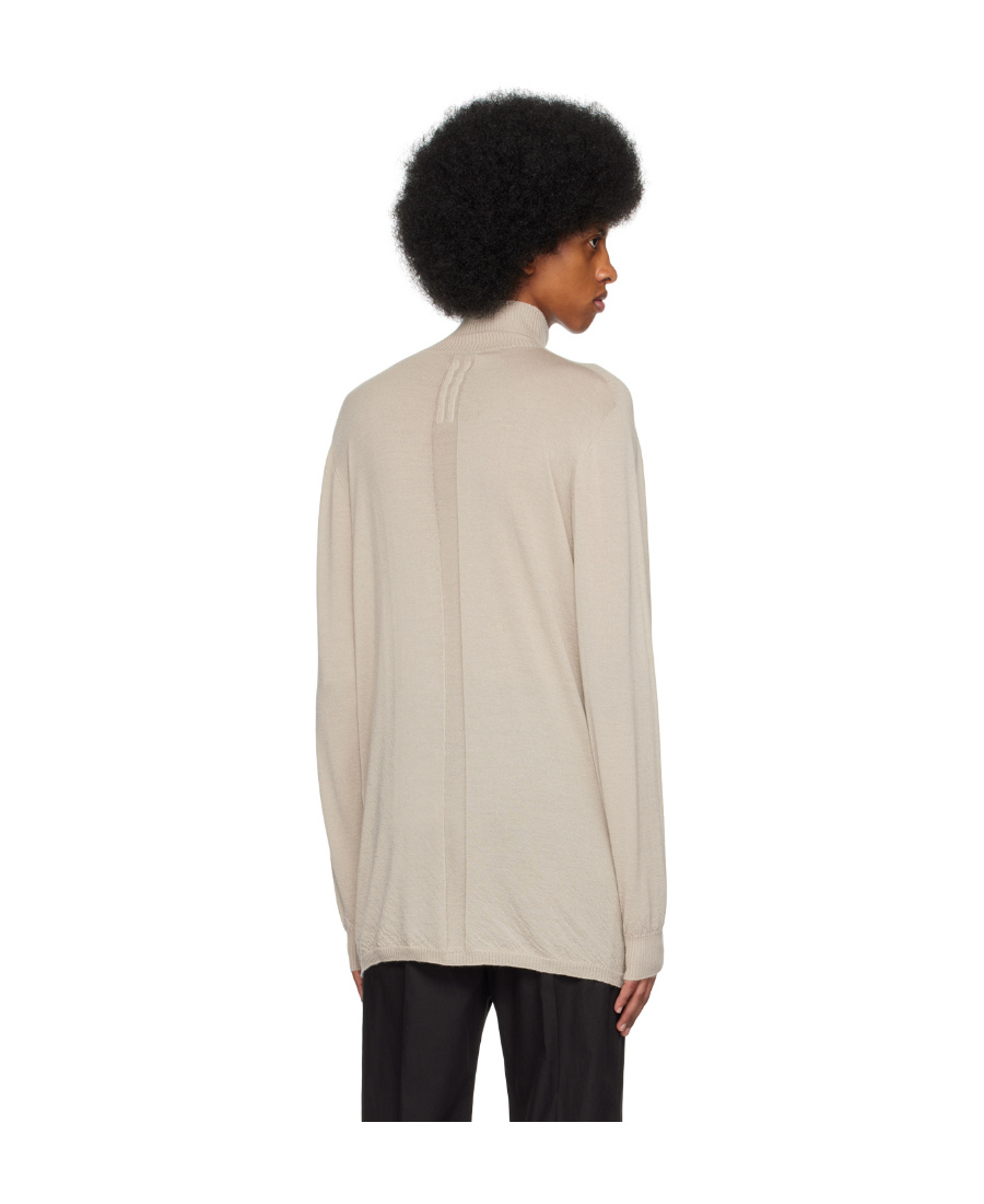 Rick Owens High-necked Sweater In Gray
