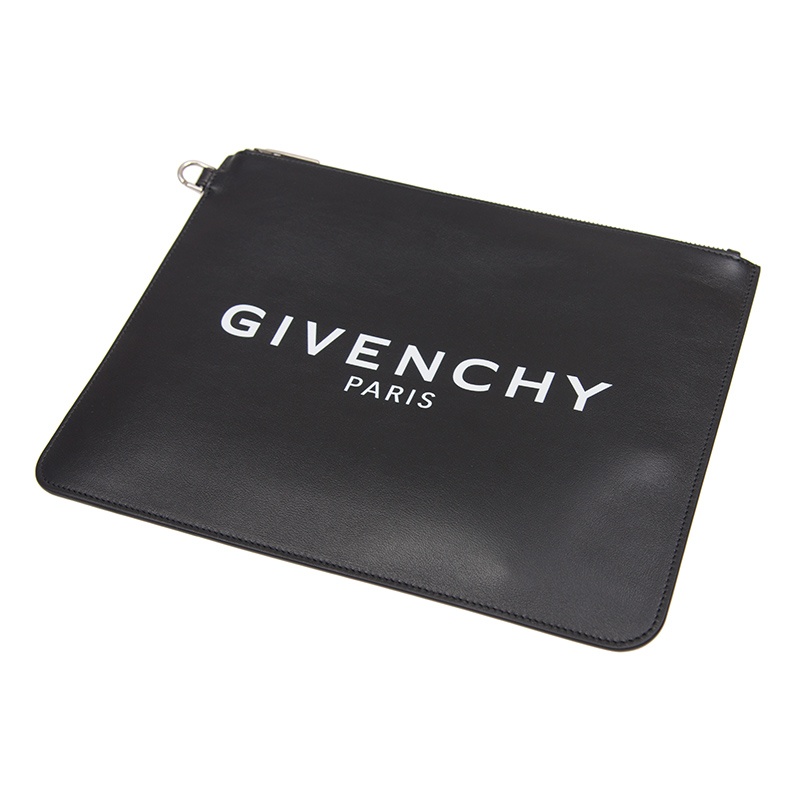 Givenchy Logo Details Handbag In Black