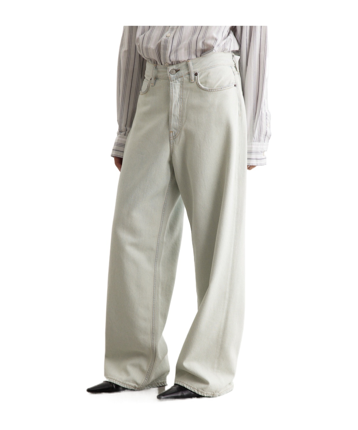 ACNE STUDIOS ACNE STUDIOS MID-RISE STRAIGHT-LEG JEANS