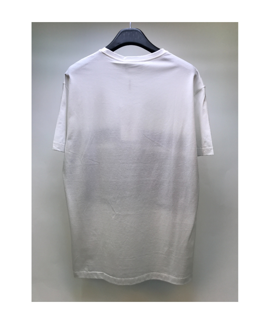 Ferragamo Logo Short Sleeved T-shirt In Gray