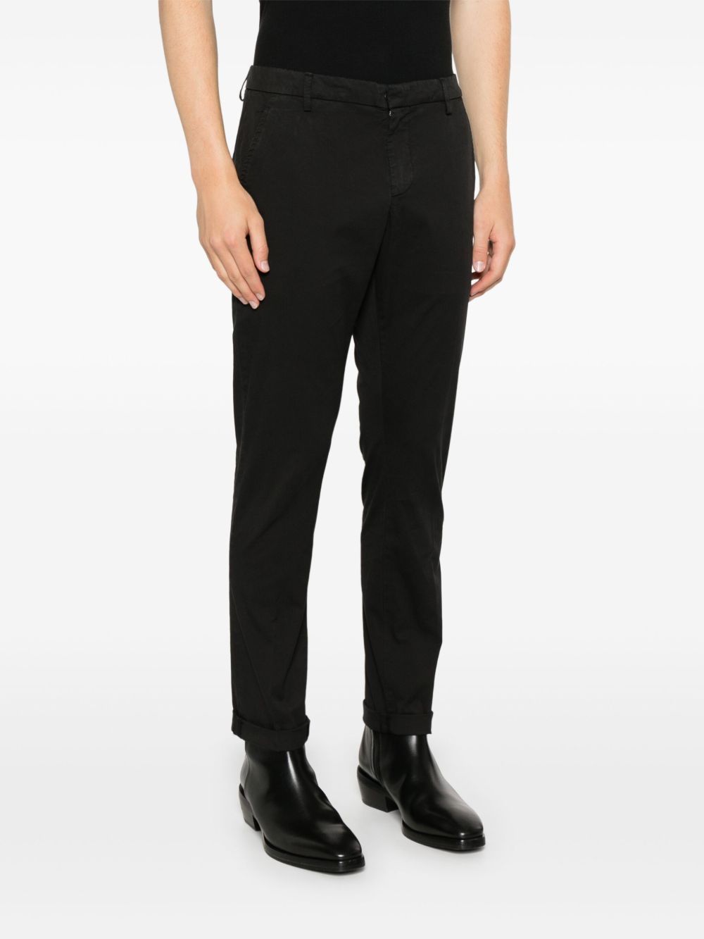 Dondup Trousers Featuring Belt Loops And Pockets In Black
