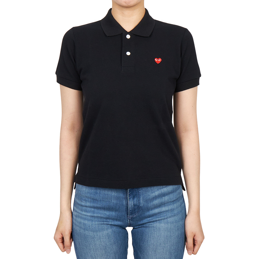 Comme Des Garçons Short-sleeved Polo Shirt In Brown