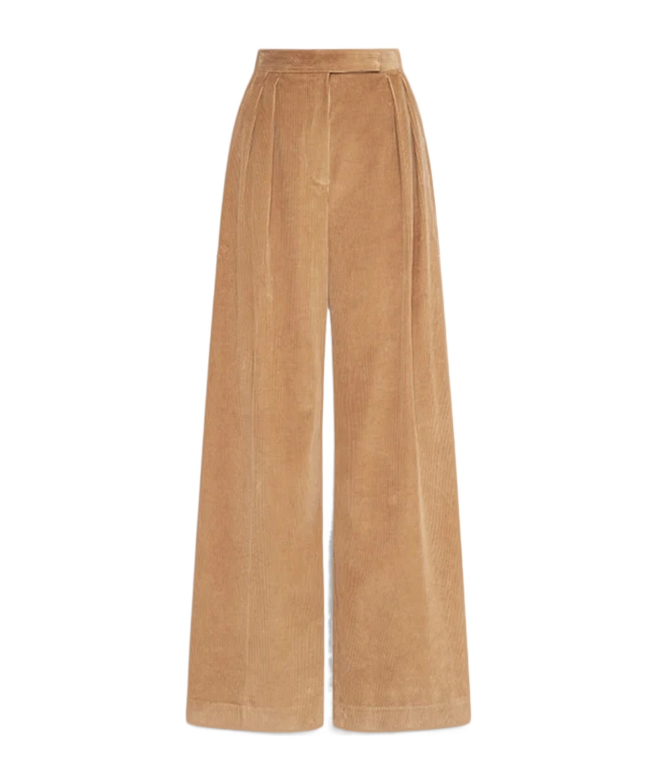Max Mara Wide-leg And High-waist Casual Pants In Nude
