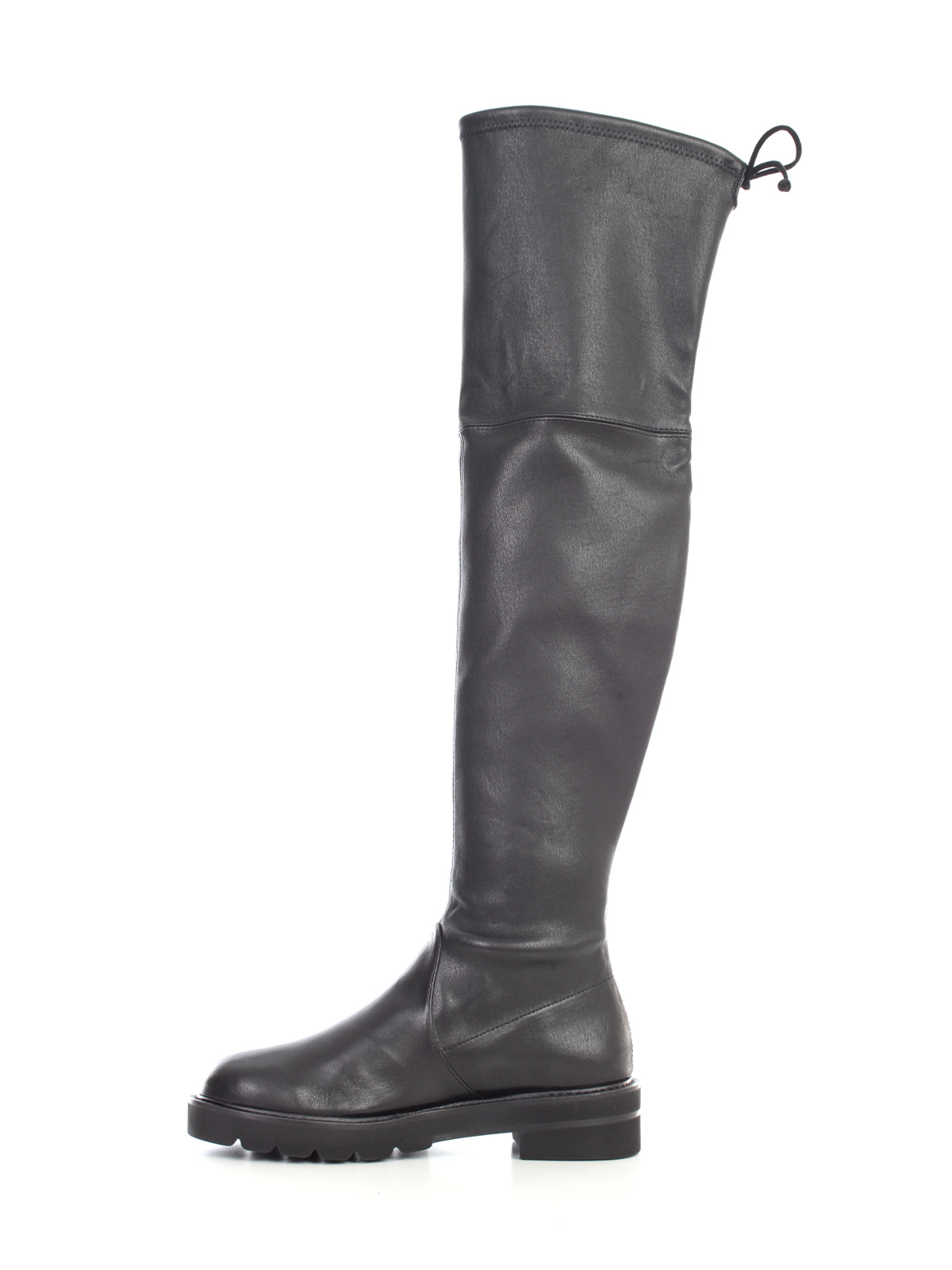 Stuart Weitzman Str Nappa Lowland Lift High Boots Shoes In Black