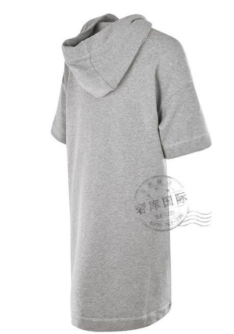 Moschino Letter Print Dress In Gray
