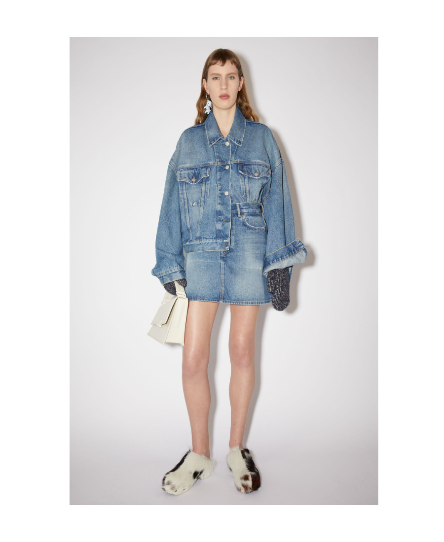 ACNE STUDIOS A-LINE DENIM SKIRT