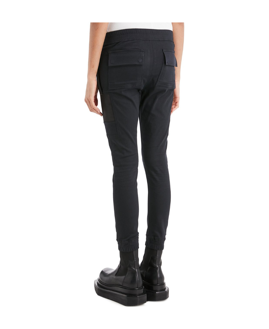 Rick Owens Fogachine Fog Biker Trousers In Black