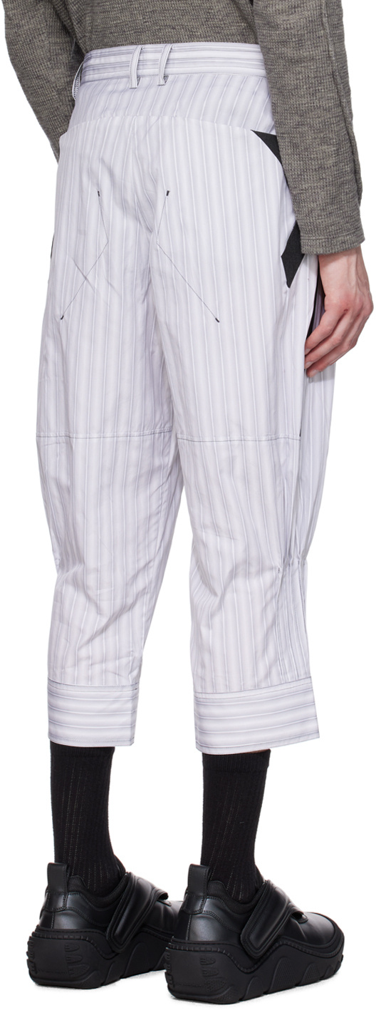 Kiko Kostadinov Gray Sorelle Trousers In White