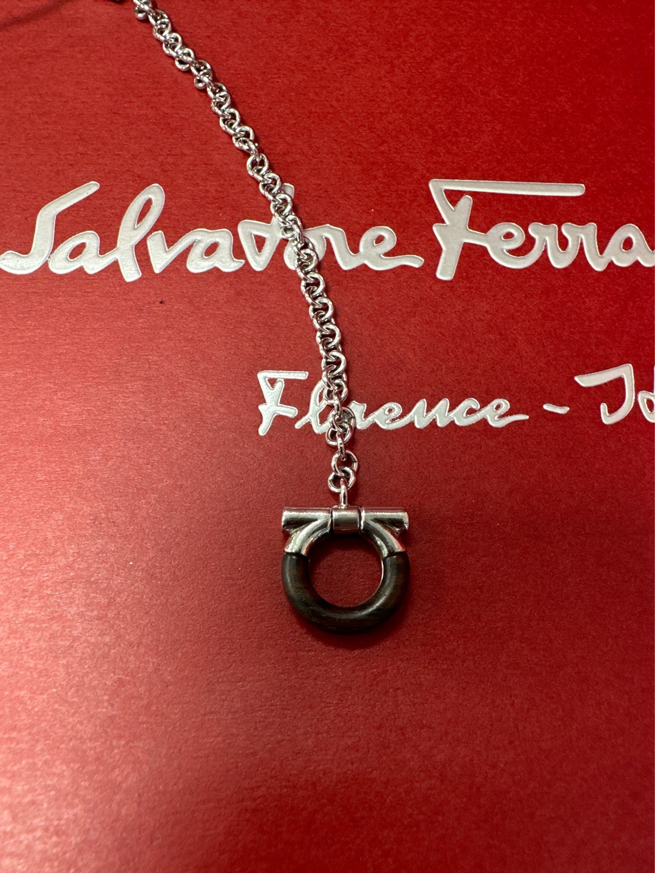 Ferragamo Chain Bracelet In White