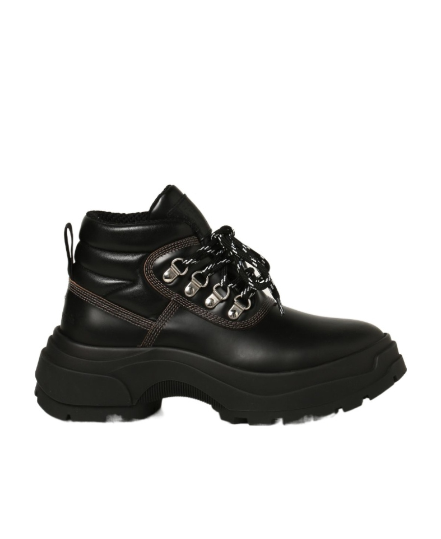 Maison Margiela Lace-up Boots In Black