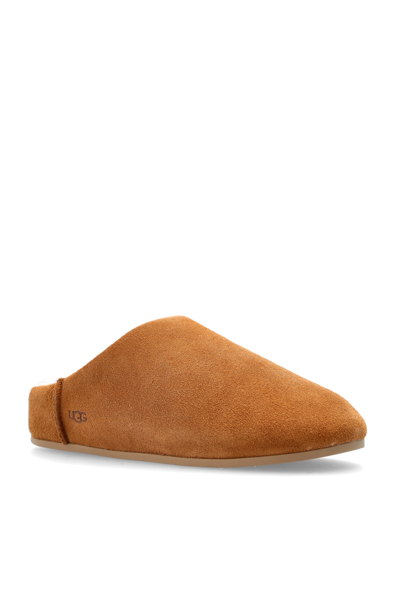 Ugg Round Toe Slippers In Brown
