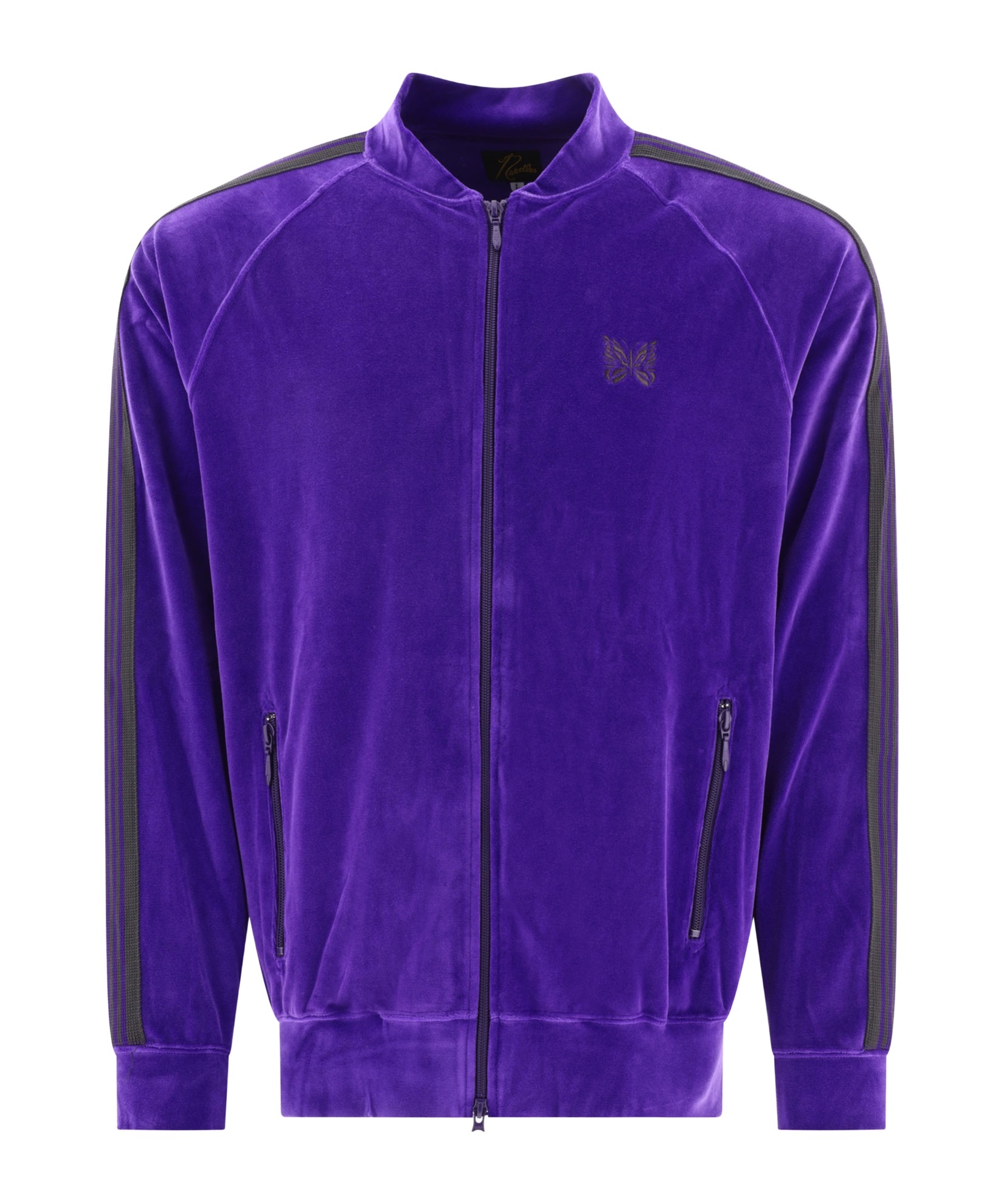 Needles Men's Velvet Sweatshirt In Purple