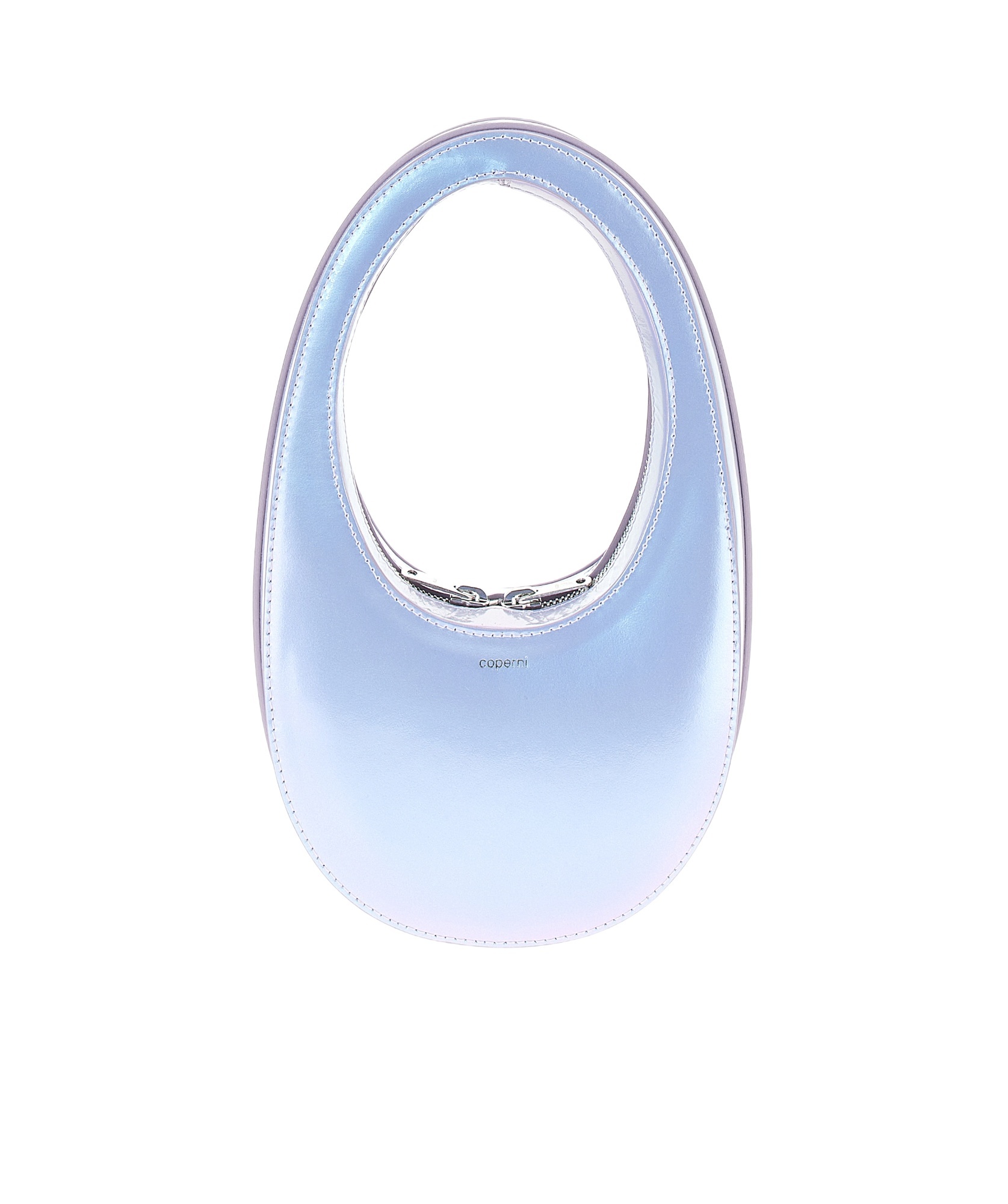 Coperni Mini Oval Top Handle Bag In Blue