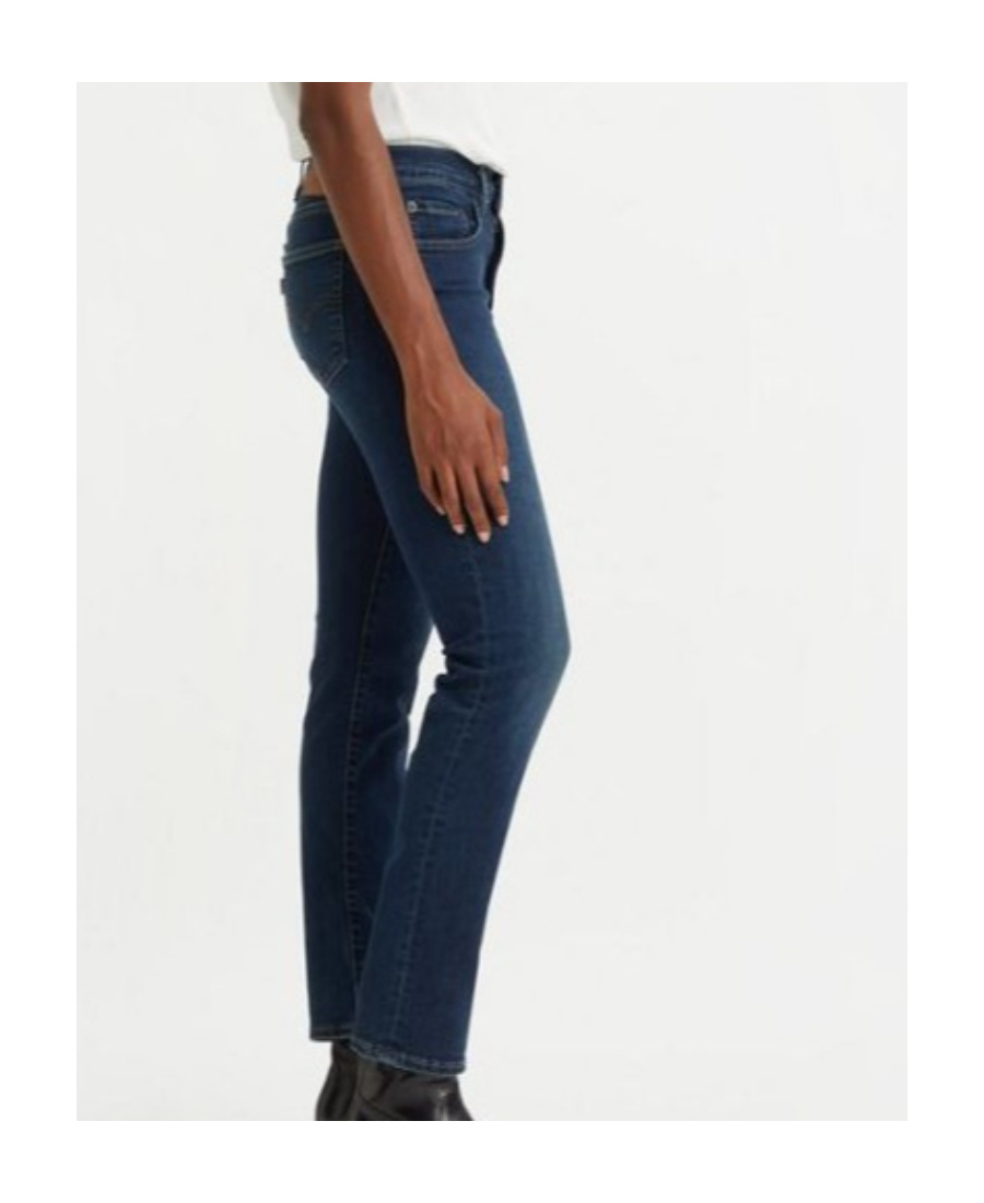 Shop Levi's 724 High-rise Slim-fit Jeans In Black