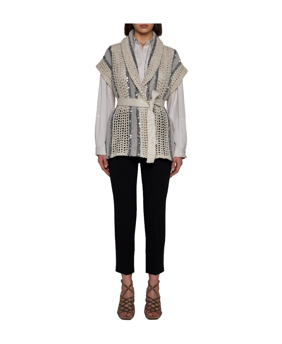 Brunello Cucinelli Sweaters In Nude