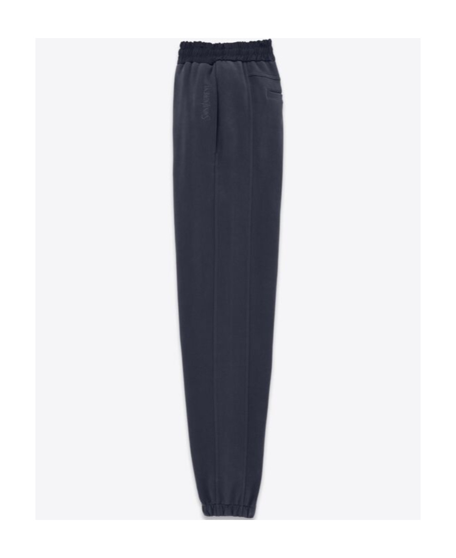 Saint Laurent Drawstring-waist Track Pants In Black