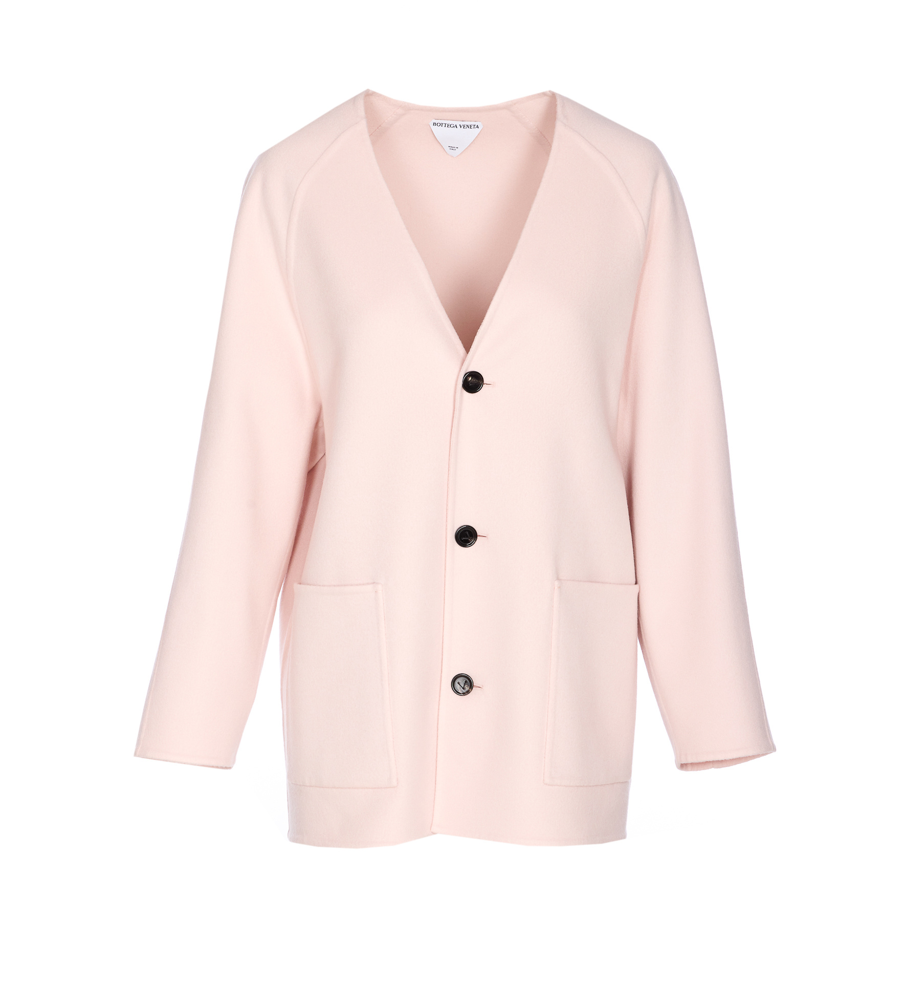 Bottega Veneta Wool Blend Cardigan With Front Pockets