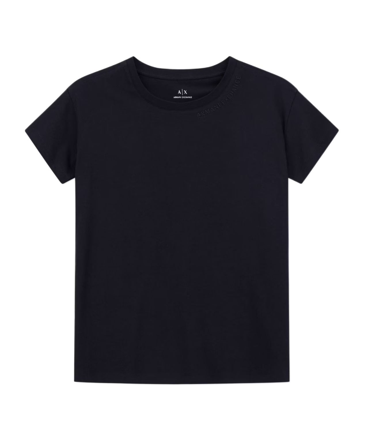 Armani Exchange Short Sleeve T-shirt In Black