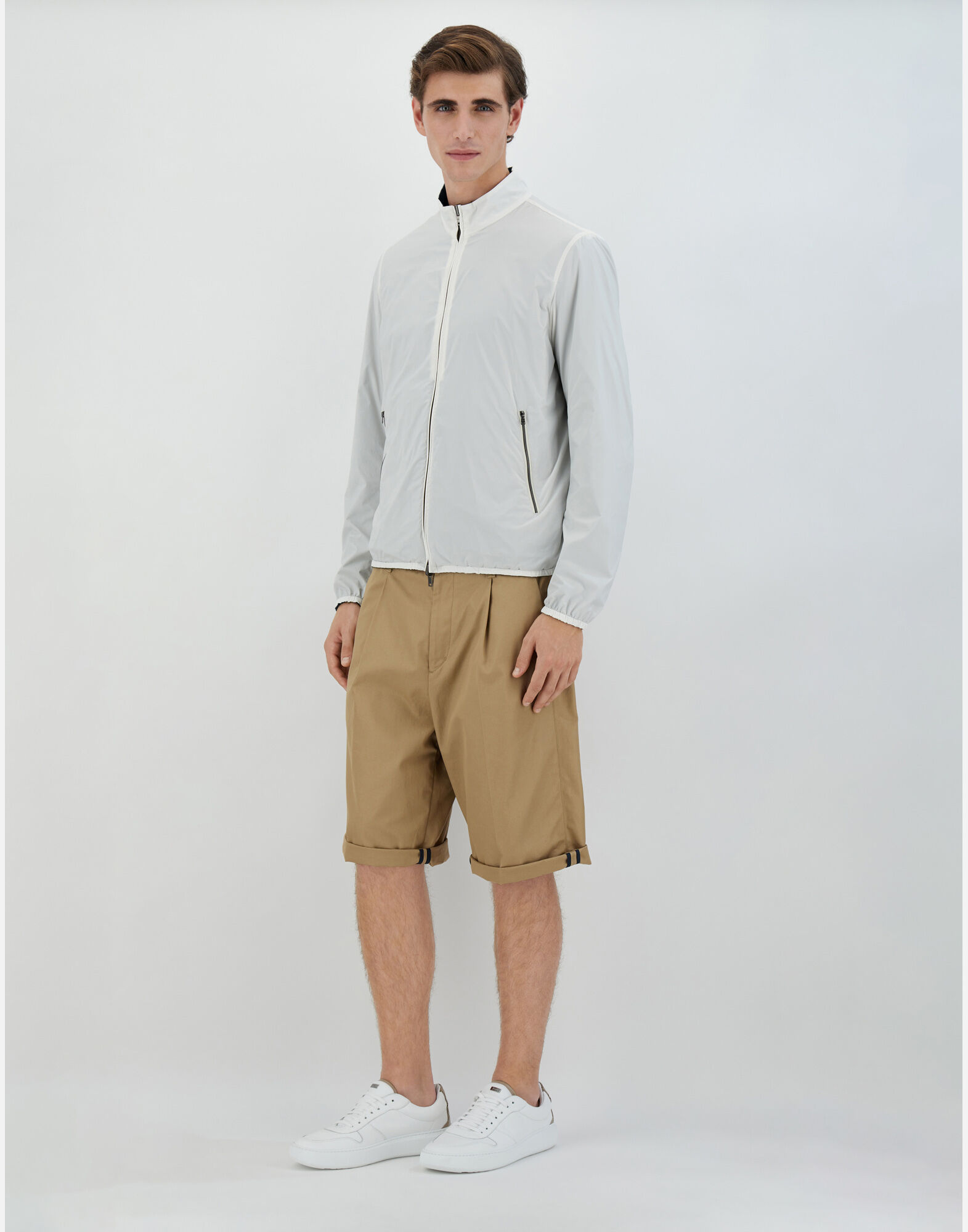 Herno Reversible Lightweight Jacket In Black