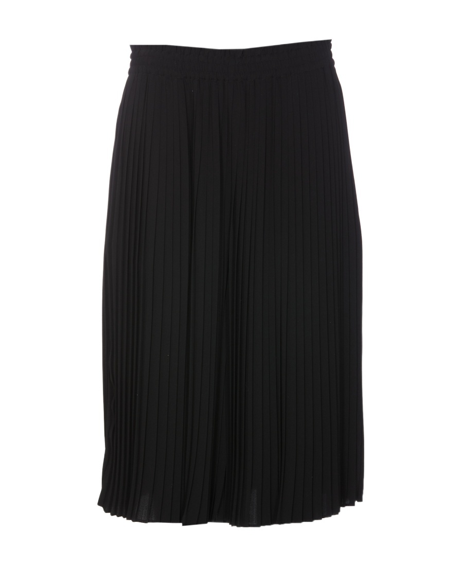 Mm6 Maison Margiela Pleated Skirt In Black