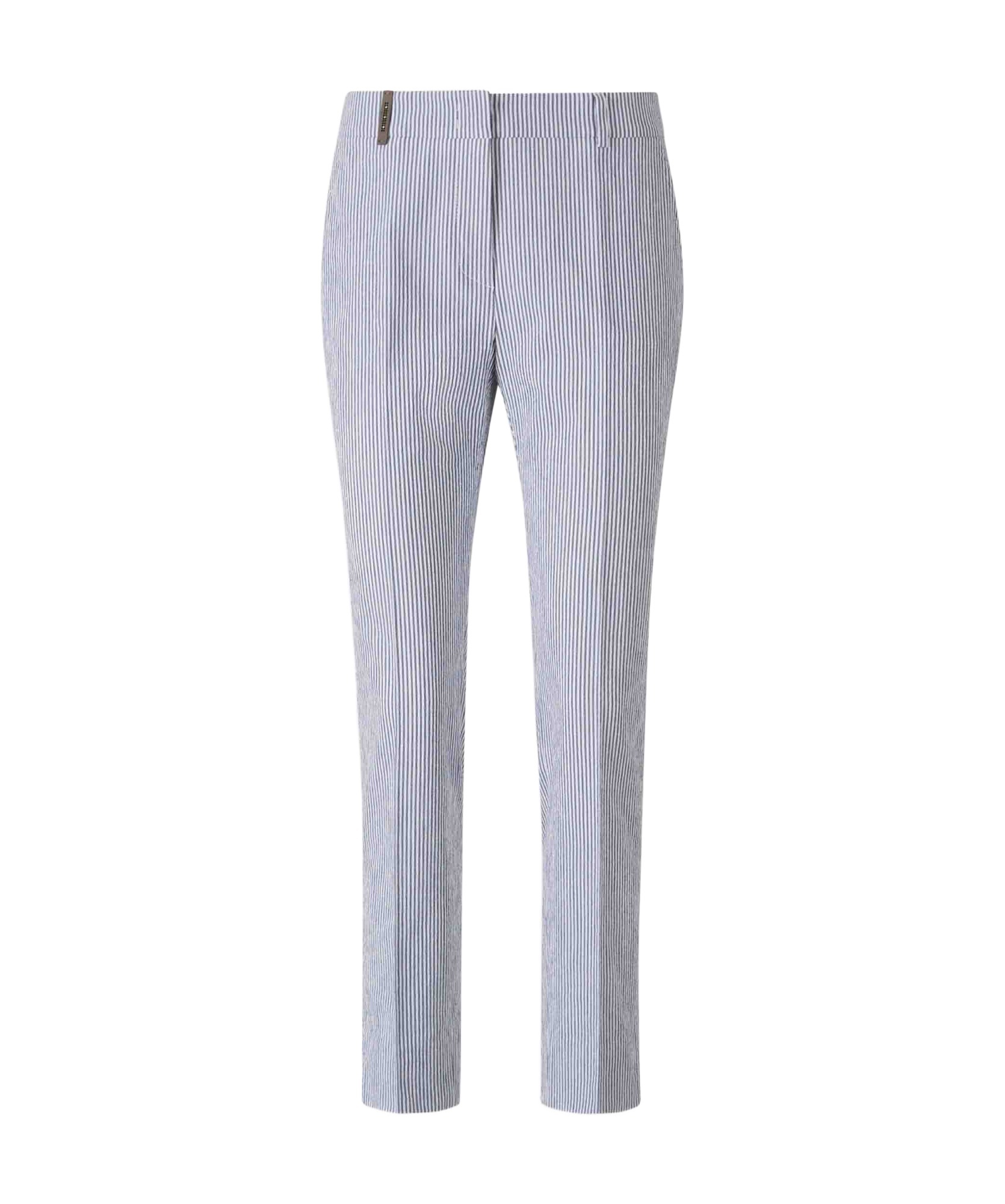 Peserico Belt-loop Casual Pants In Gray