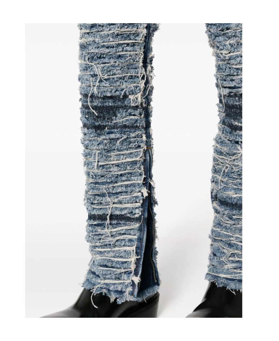 Alyx Belt Ring Jeans In Gray