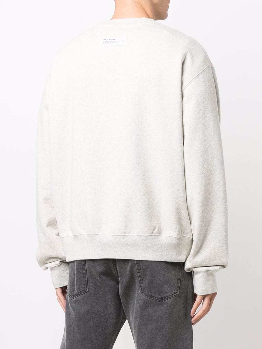 Heron Preston Split Heron Crew-neck T-shirt In White