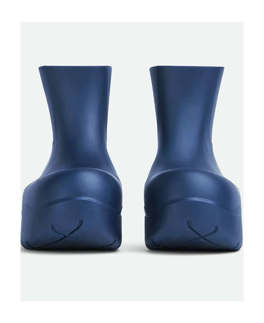 BOTTEGA VENETA LOGO ROUND HEAD SHORT BOOTS