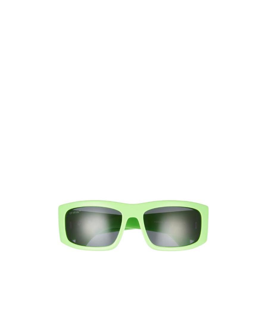 Off-white Joseph Rectangular Sunglasses In Green