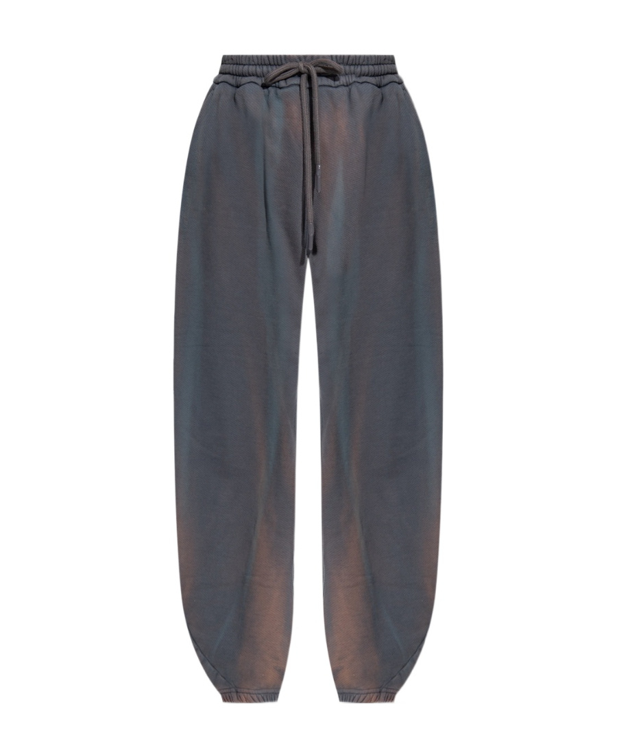Off-white Gray Drawstring Lounge Pants In Black