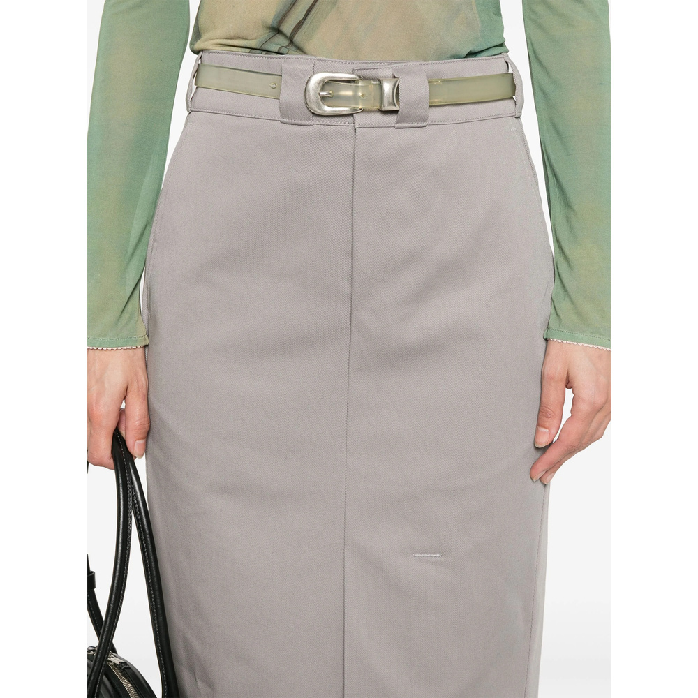 Maison Margiela Belt Loops Skirts In Zen Gray