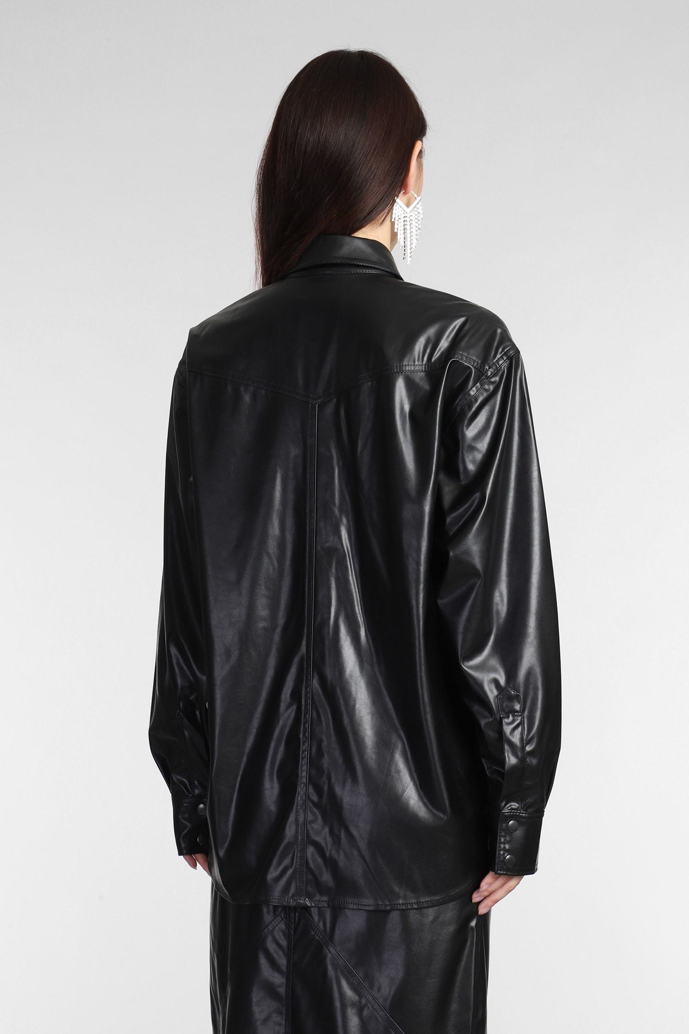 Isabel Marant Étoile Berny Long-sleeve Shirt In Black