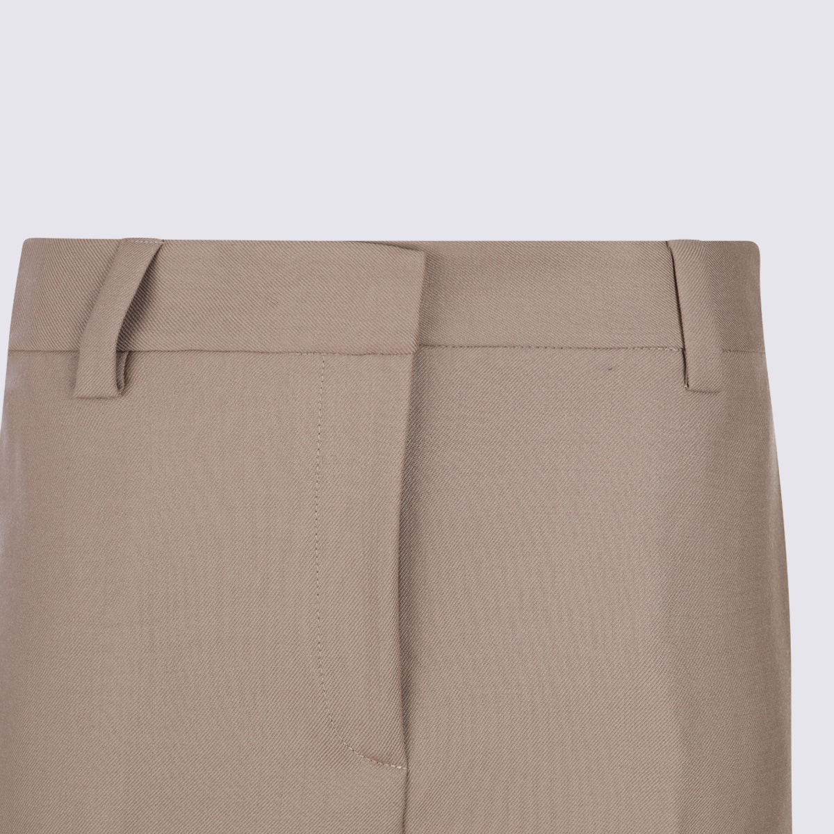 Antonelli Belt Loop Casual Pants In Neutral