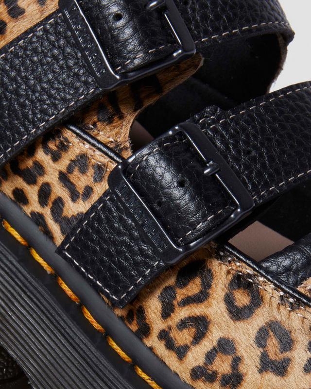 DR. MARTENS' BUZZ LEOPARD MARY JANE FLATS
