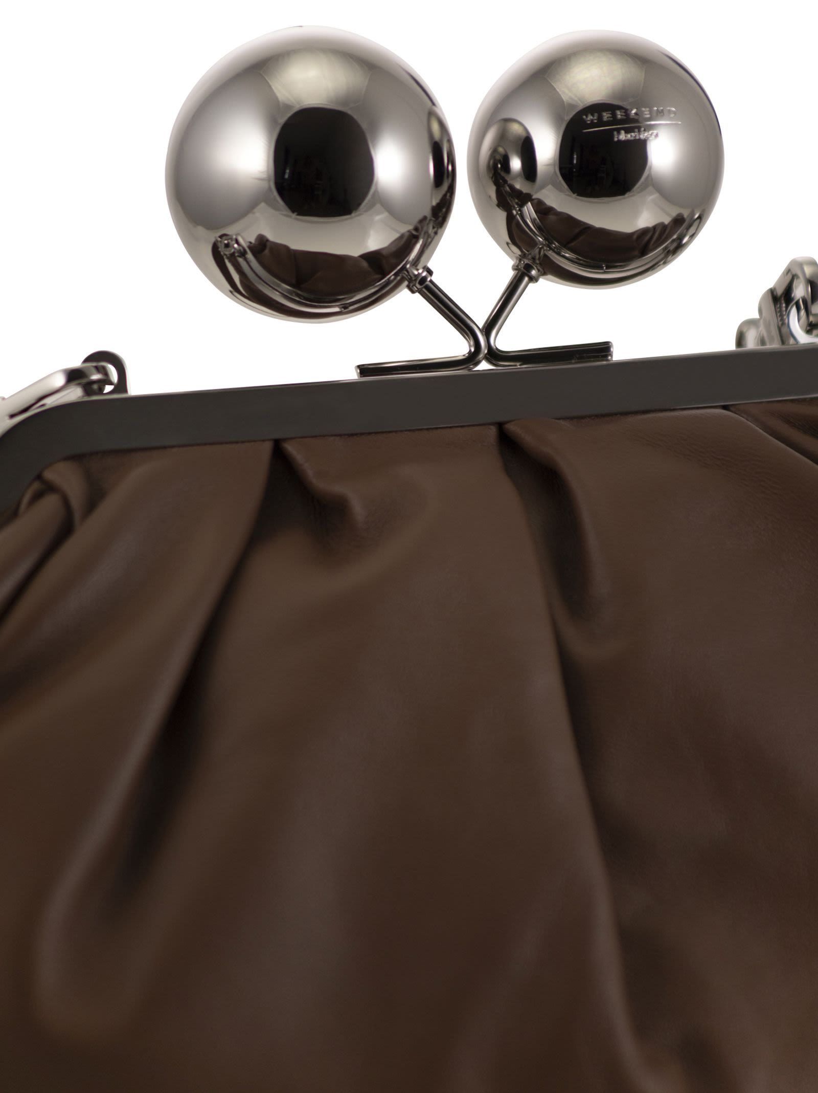 Weekend Max Mara Milvanew Medium Shoulder Bag In Brown