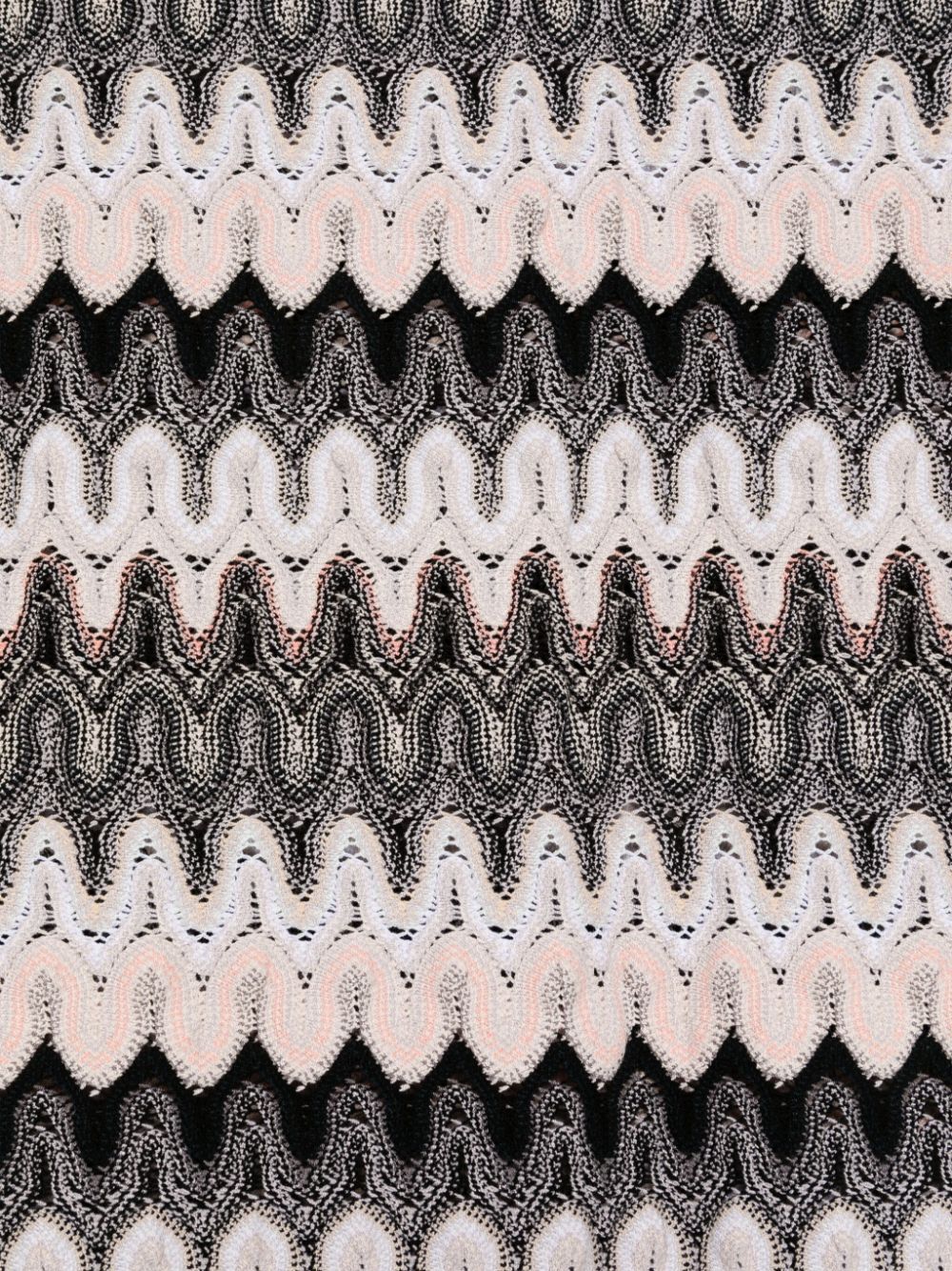 Missoni Pattern Scarf In Gray