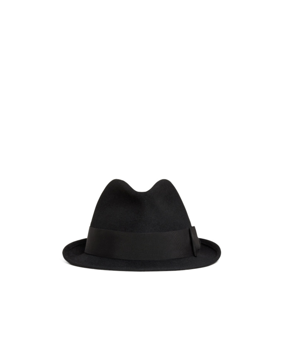 Celine Felt Wide-brimmed Hat In Black